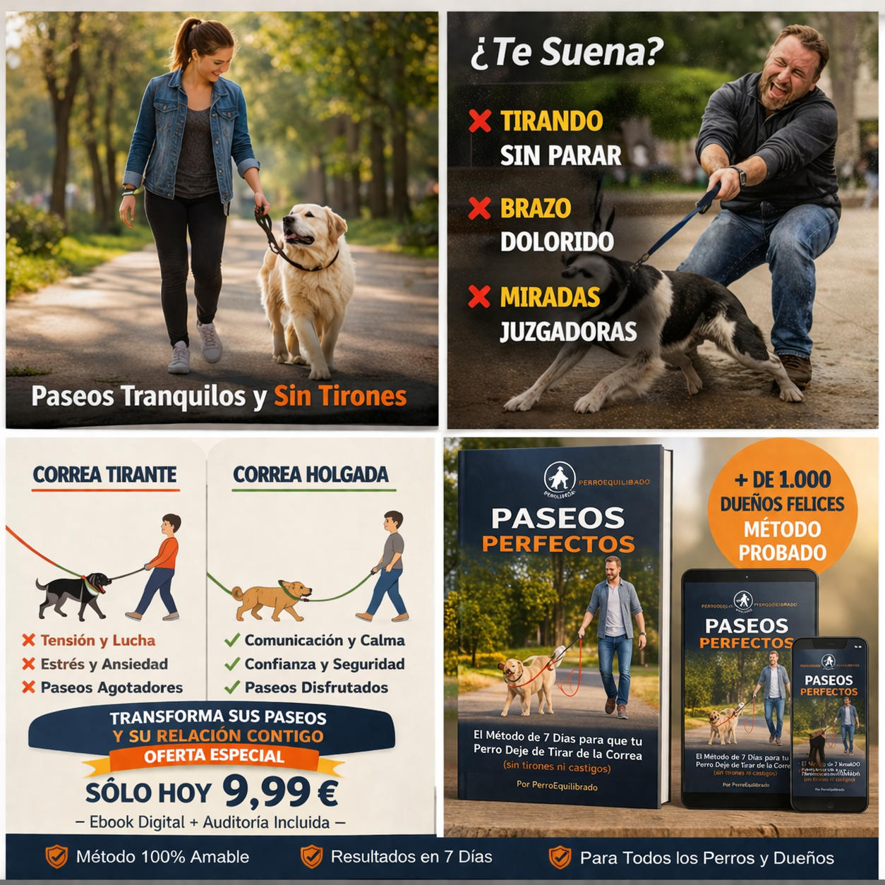 Problemas al pasear perro y oferta especial